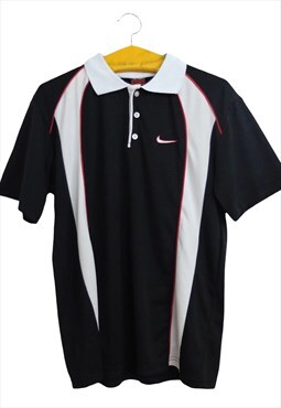 Vintage Nike Polo Shirt 2000s Y2K Logo Sports Streetwear 