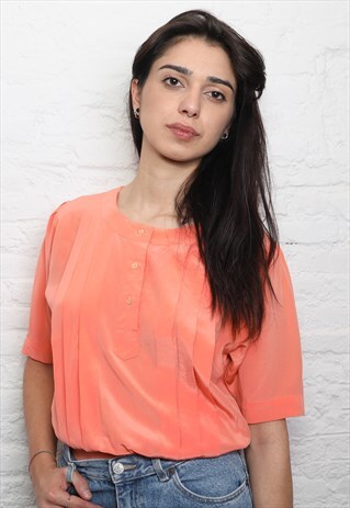VINTAGE CORAL SHORT SLEEVE SHIRT