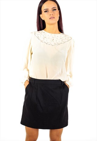 VINTAGE H&M MINI SKIRT WITH POCKETS ACSK18