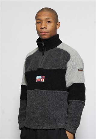 VINTAGE NAPAPIJRI FLEECE GREY