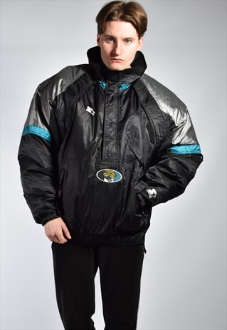 VINTAGE 90S STARTER NFL JAGUARS PULLOVER JACKET