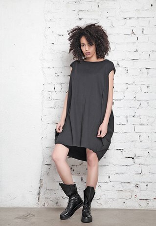 OVERSIZED TUNIC DRESS/ ASYMMETRICAL TUNIC