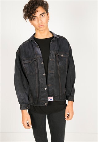 VINTAGE 80S LEVI'S PATCHED DENIM JACKET