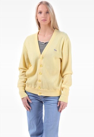 LACOSTE VINTAGE LACOSTE CARDIGAN SWEATER