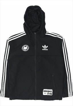 Vintage 90's Adidas Windbreaker Spellout Zip Up