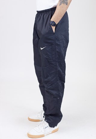 VINTAGE 90'S NIKE BLACK TRACKSUIT BOTTOMS