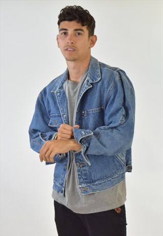 VINTAGE 90S BLUE RALPH LAUREN DENIM JACKET