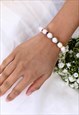 Large Pearl Multicolour Bead Mix Bracelet 90s Y2K Jewellery