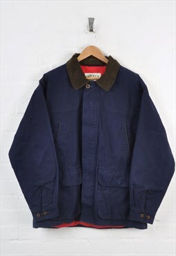 Vintage Orvis Workwear Jacket Navy Large