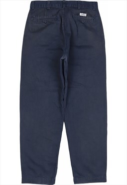 Ralph Lauren polo 90's Chino Baggy Trousers 30 x 30 Blue