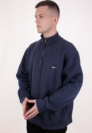 90S VINTAGE NIKE 1/4 ZIP SWEATSHIRT AA8675