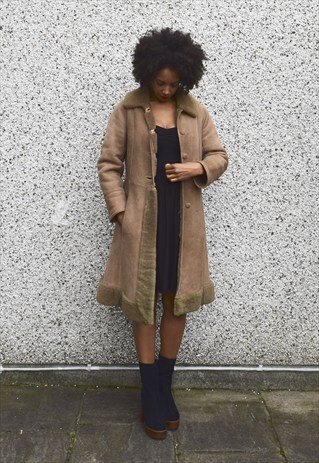 VINTAGE SHEARLING SHEEPSKIN COAT