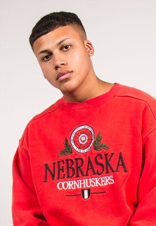 VINTAGE USA COLLEGE SWEATSHIRT NEBRASKA