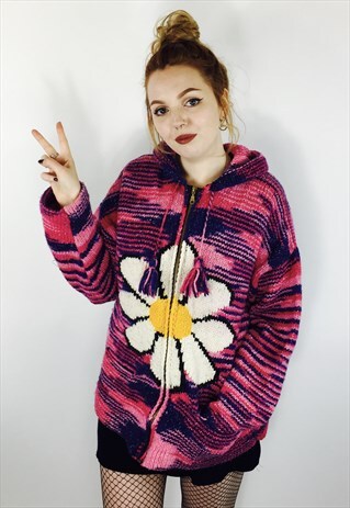 GORGEOUS FESTIVAL BOHO KNITTED HOODIE