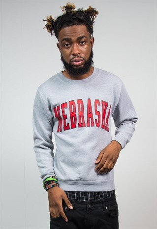 90'S NEBRASKA COLLEGE SWEATSHIRT