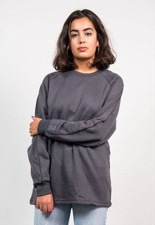 VINTAGE 90'S DARK GREY CHAMPION SWEATSHIRT