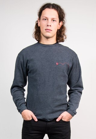 VINTAGE 90'S DARK GREY LEVI'S SWEATSHIRT
