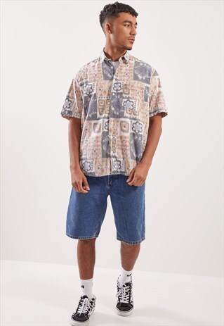 VINTAGE PATTERNED FESTIVAL SHIRT