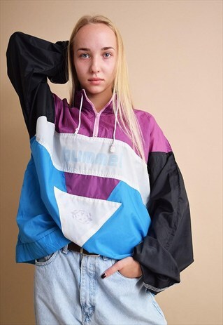 90'S RETRO HUMMEL ATHLEISURE SPORTS WINDBREAKER JACKET