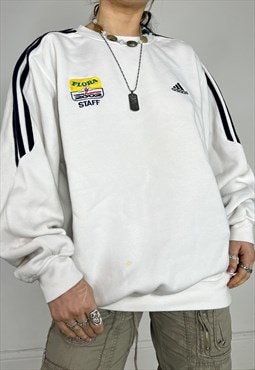 Vintage Y2k Adidas Sweatshirt 2002 Olympics Flora Rare 90s