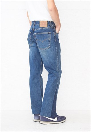 VINTAGE RETRO BLUE LEVI'S 525 04 FIT DENIM JEANS
