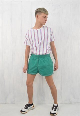 VINTAGE FESTIVAL GREEN SHORTS