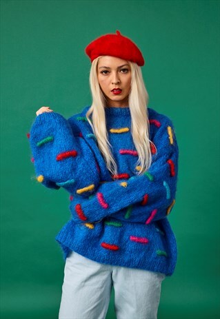 VINTAGE RED BERET HAT
