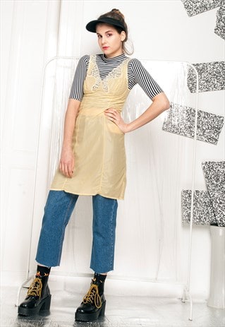 70S VINTAGE SLIP DRESS