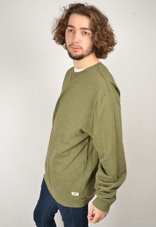 VINTAGE VANS SWEATSHIRT IN GREEN