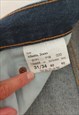 VINTAGE DARK BLUE HIGH WAIST MUSTANG JEANS, SIZE 31 / 34