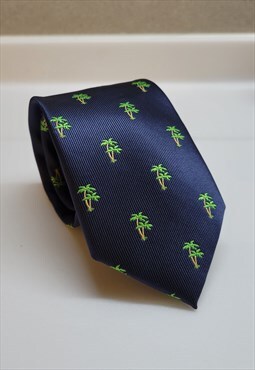 Tree Pattern Ties in Blue color