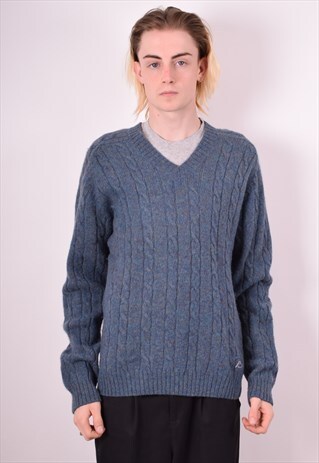 ROBE DI KAPPA MENS VINTAGE JUMPER SWEATER XL MULTI 90S