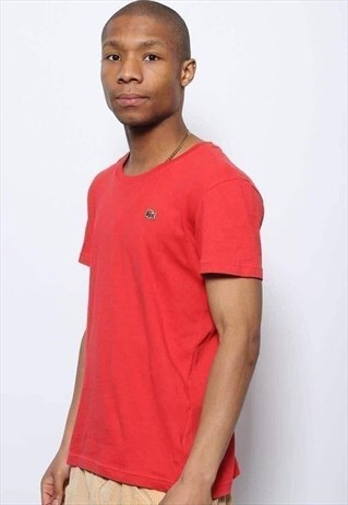 VINTAGE LACOSTE LOGO T-SHIRT RED