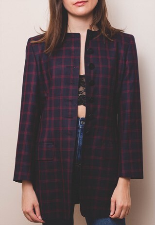 JAEGER CHECKED BLAZER