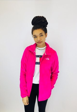 NORTH FACE PINK TEDDY BEAR FLEECE