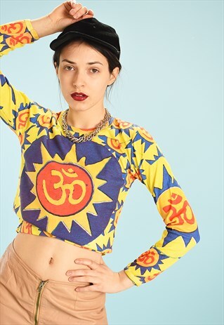 Y2K KITSCH EASTERN INSPIRED FESTIVAL TEEN PARTY TOP