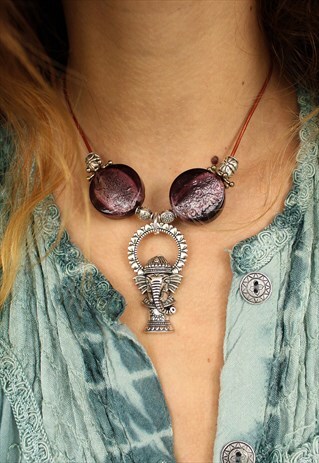 HANDMADE GANESH CHOKER NECKLACE