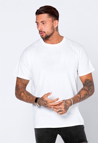 ESSENTIAL BLANK T-SHIRT - WHITE