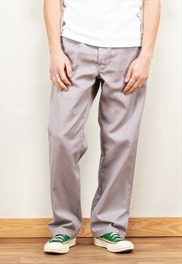 Vintage 00's Men Dickies 874 Pants in Grey
