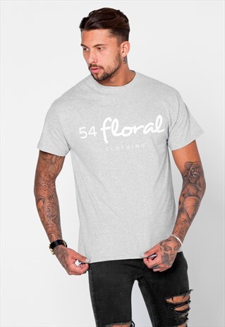 CORE LARGE GRAPHIC T-SHIRT - HEATHER GREY