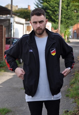 VINTAGE 90'S ADIDAS GERMANY WINDBREAKER TRACK JACKET