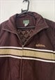 VINTAGE BROWN STALLS & DEAN GILET JACKET WORKWEAR 4XL