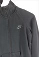 VINTAGE NIKE ZIP UP SWEATSHIRT IN BLACK XS