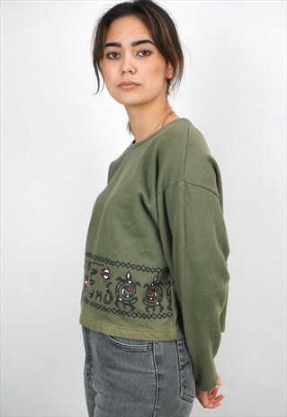 VINTAGE 90'S CROPPED SWEATSHIRT