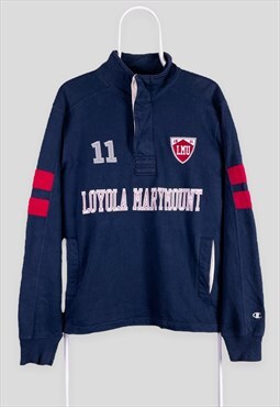 Vintage Champion Blue Sweatshirt Loyola Marymount University