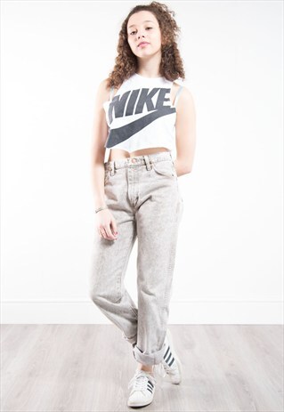90'S STONEWASH WRANGLER MOM JEANS