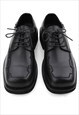 EDGY SMART SHOES HIGH FASHION SQUARE TOE BUTTERFLY BROGUES