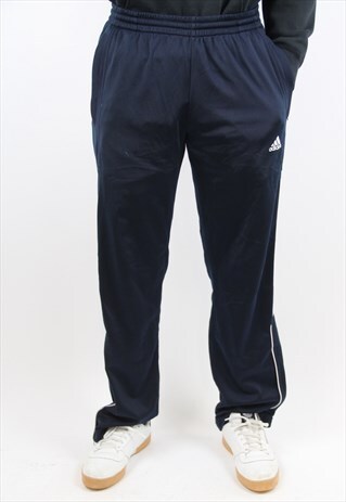 VINTAGE ADIDAS NAVY TRACKSUIT BOTTOMS