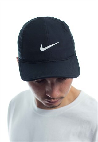 VINTAGE NIKE LOGO BASEBALL CAP HAT 90S X 1.9