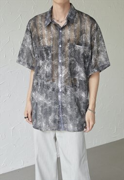 Men's Marbled Short Sleeve Shirt SS2022 VOL.6